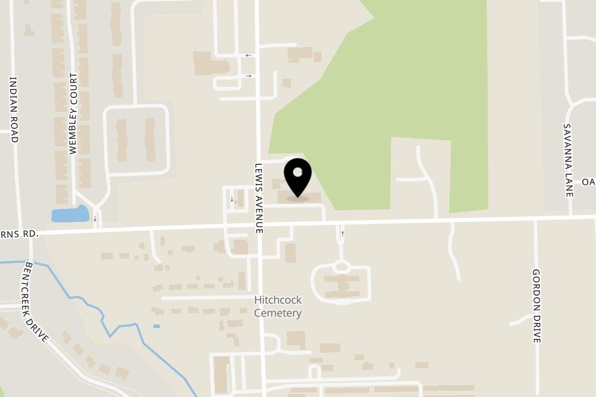 Map showing the location of Carnales Taqueria Carnales Taqueria Temperance on 7400 Lewis Ave unit e in Temperance